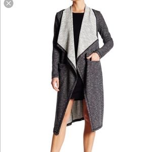 Jack Fortuna open front draped duster, small but runs like med